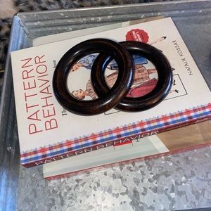 Anthropologie Set of Chunky Chocolate Bracelets